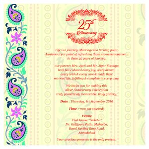 Birthday invitation card designer in Ahmedabad