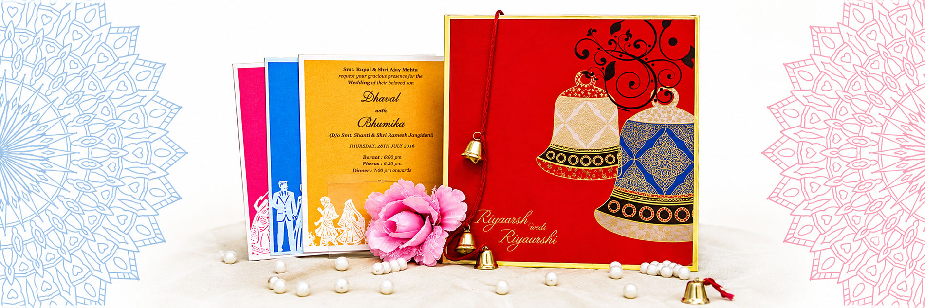Vibrant-Indian-Wedding-Invitation-Display